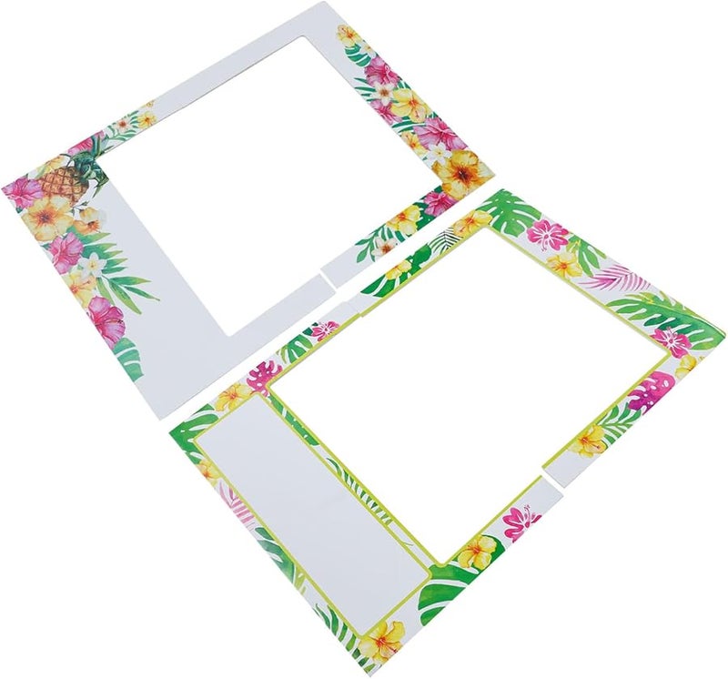 Hawaiian Party Photo Frame Prop For Luau Beach Pool Events Lightweight Photography Accessory - Image 1